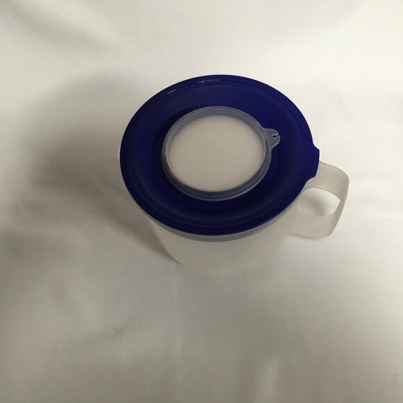 Tupperware Mix N Stor Batter Mixing Measuring Pitcher 8 Cup 2 L Cover Splash - Picture 3 of 5